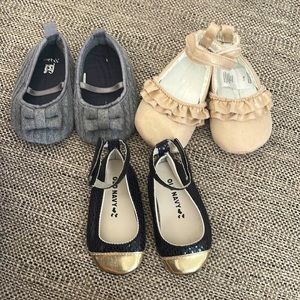 Lot of size 0-3 months dress shoes